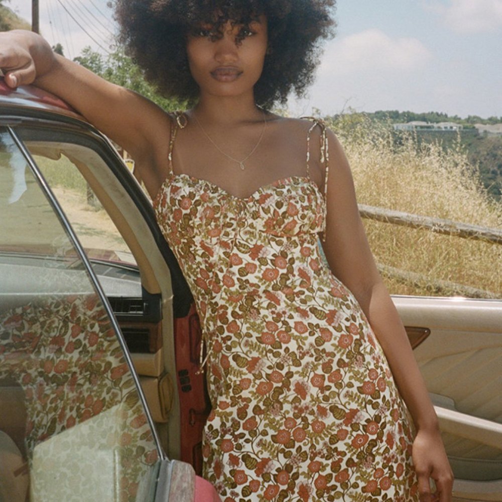 NWT Realisation Par The Devon Dress | Size XL | 70s Floral